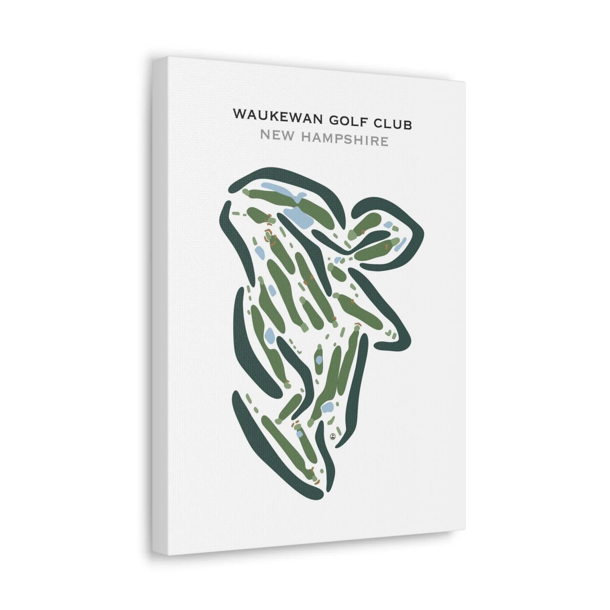 Waukewan Golf Club, New Hampshire - Printed Golf Courses