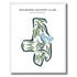 Waushara Country Club, Wisconsin - Printed Golf Courses