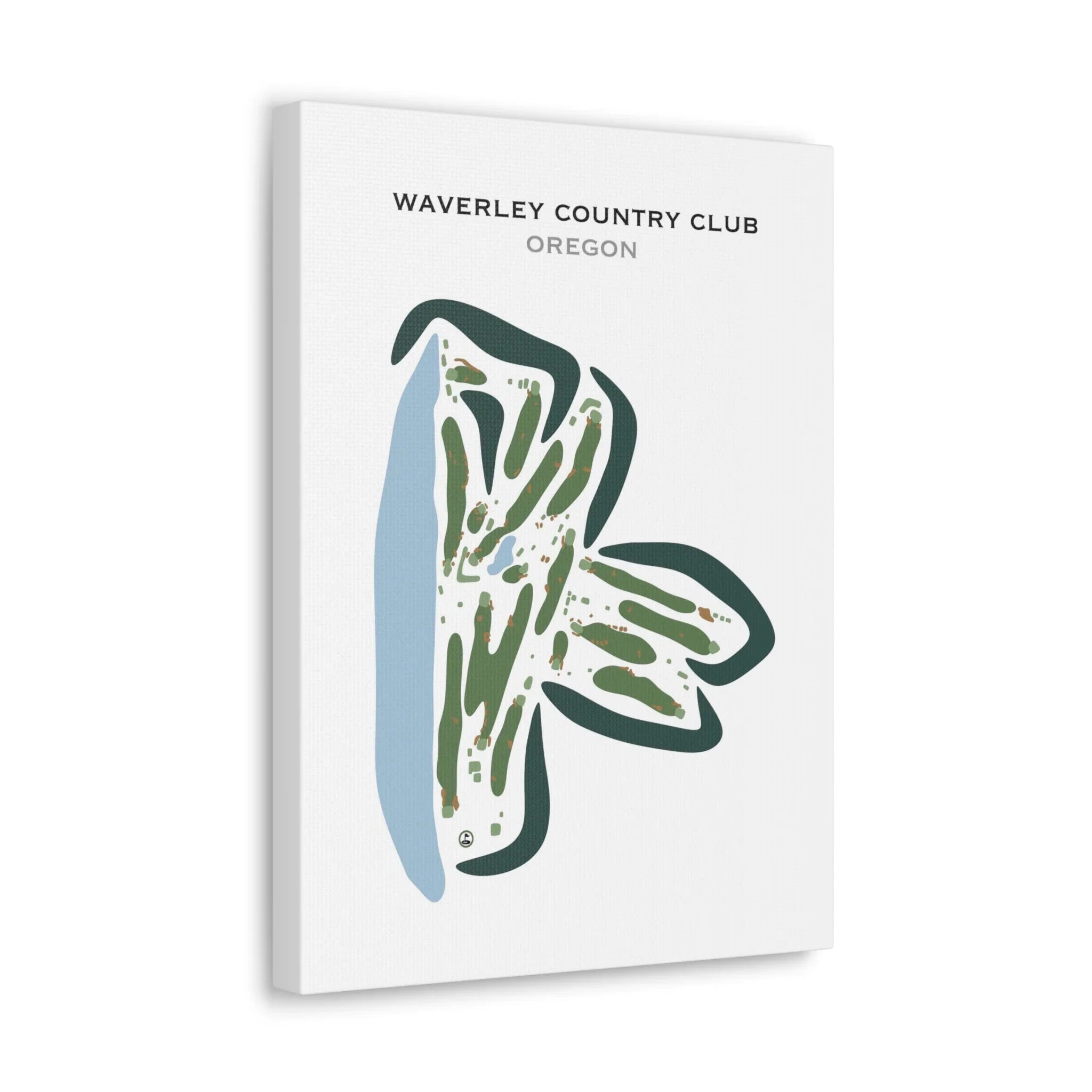 Waverley Country Club, Oregon - Printed Golf Courses