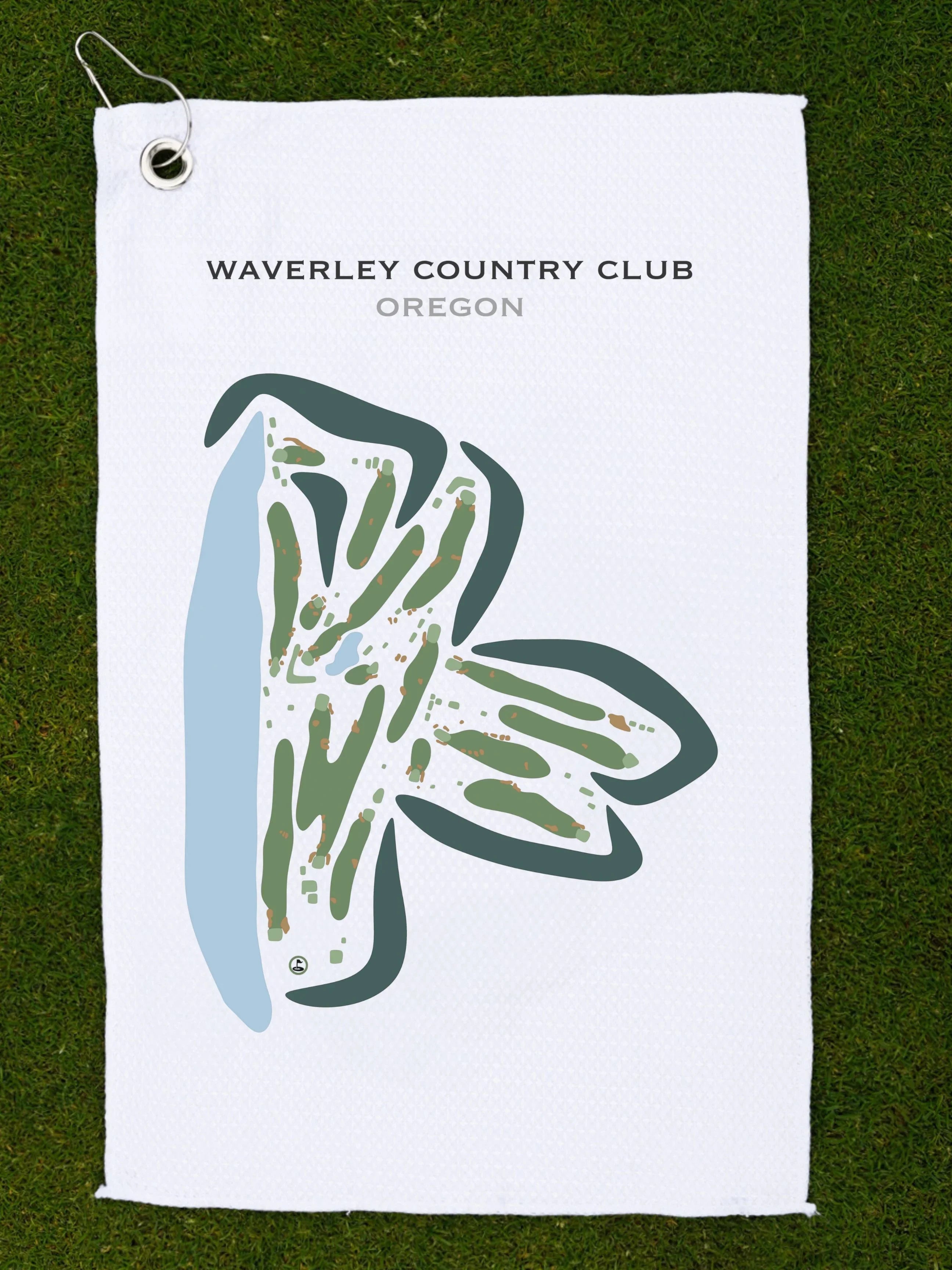 Waverley Country Club, Oregon - Printed Golf Courses