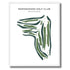 Wawashkamo Golf Club, Michigan - Printed Golf Courses