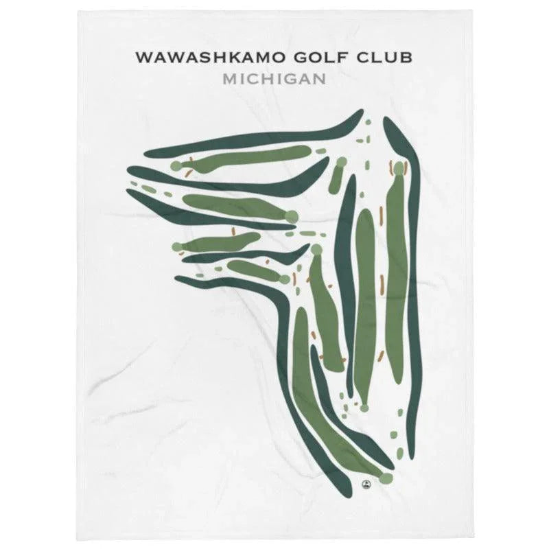 Wawashkamo Golf Club, Michigan - Printed Golf Courses