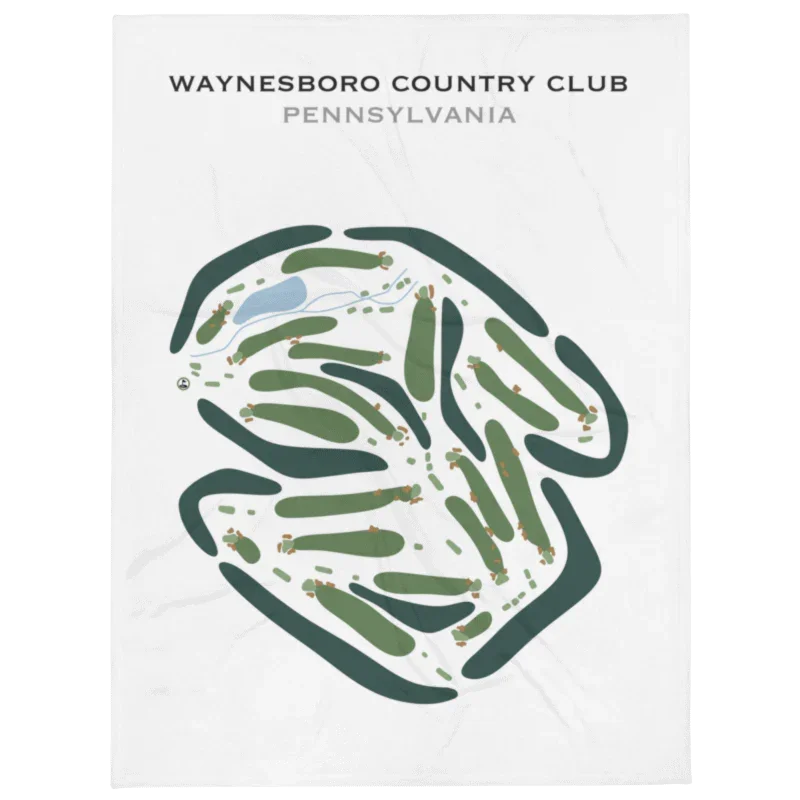 Waynesboro Country Club, Pennsylvania - Printed Golf Courses