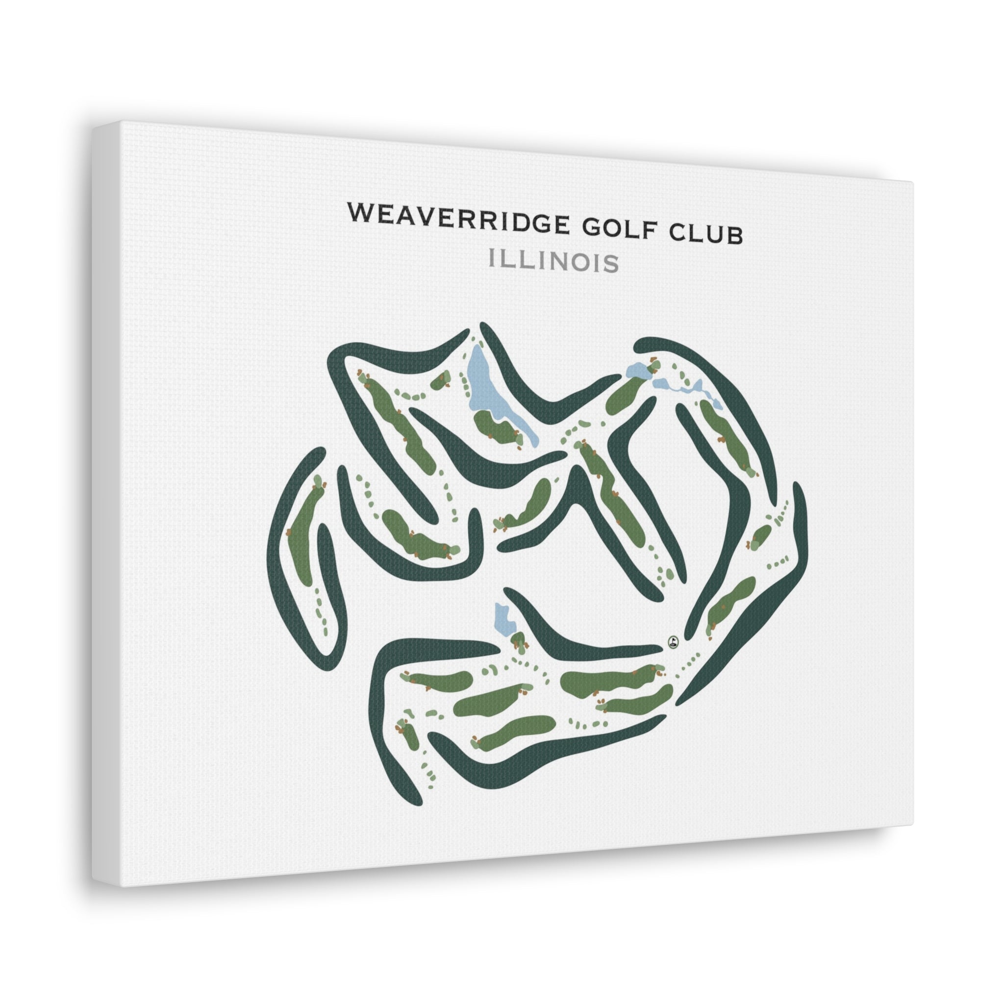 WeaverRidge Golf Club, Illinois - Printed Golf Courses