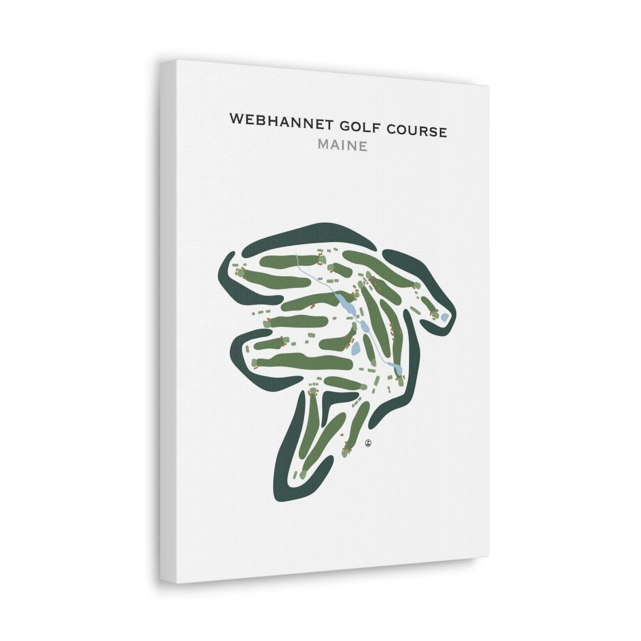 Webhannet Golf Course, Maine - Printed Golf Courses