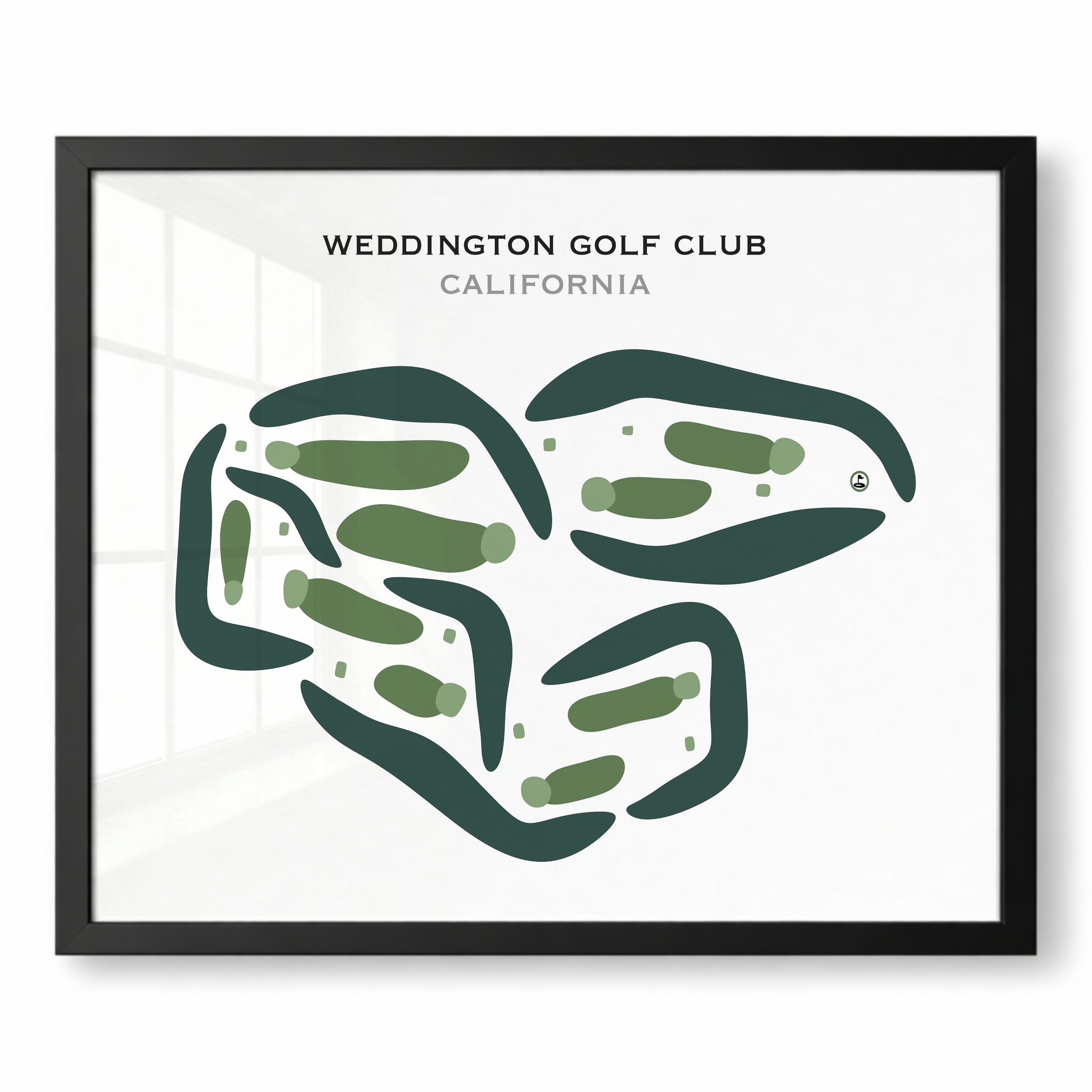 Weddington Golf Club, California - Printed Golf Courses