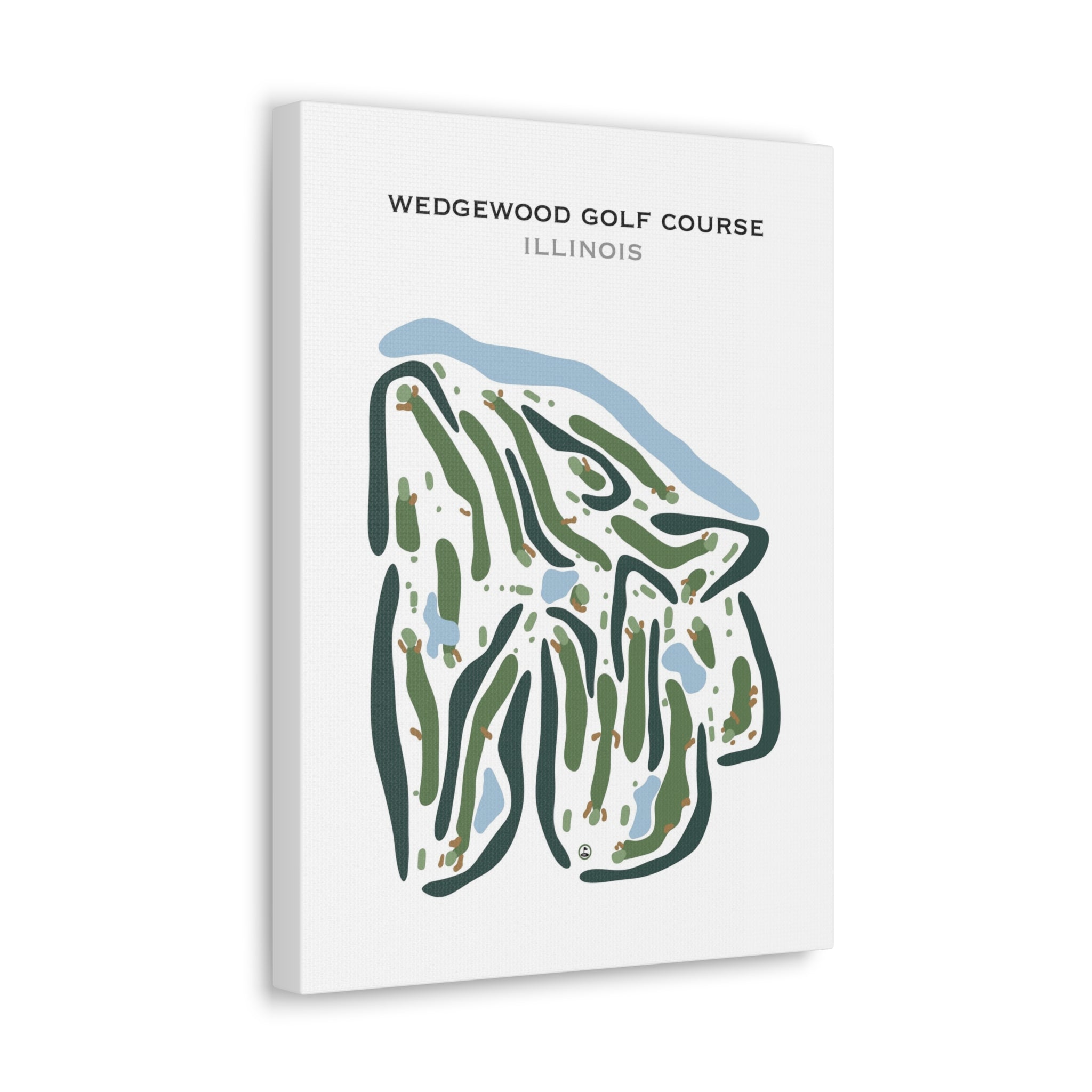 Wedgewood Golf Course, Illinois - Printed Golf Courses
