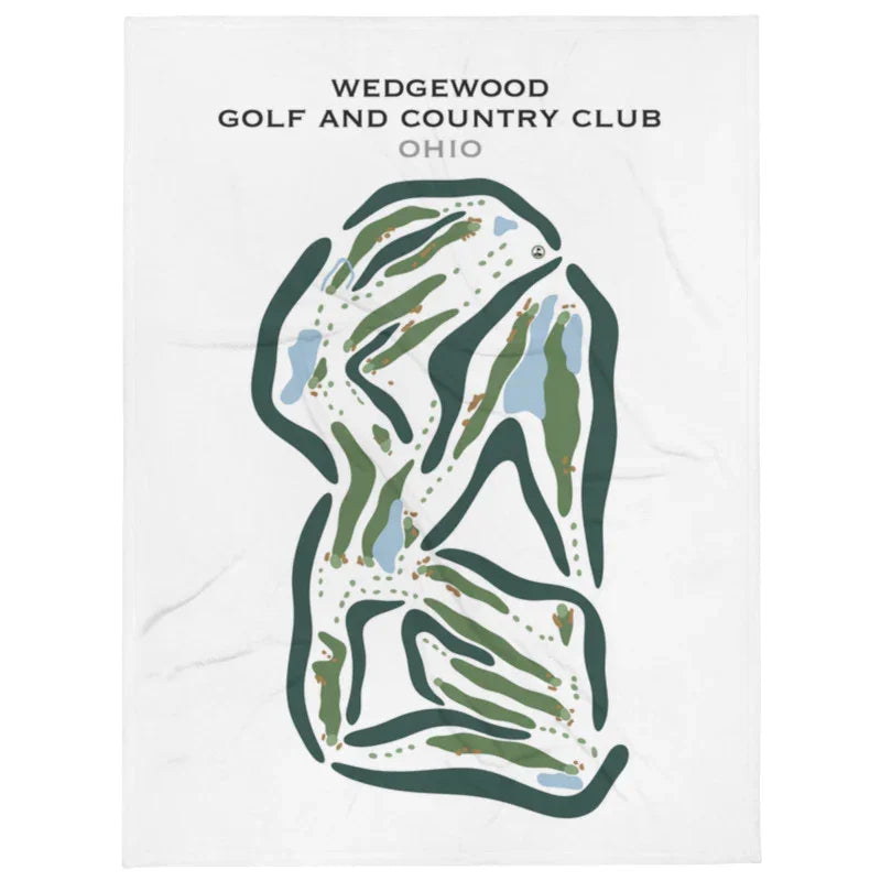 Wedgewood Golf & Country Club, Ohio - Printed Golf Courses