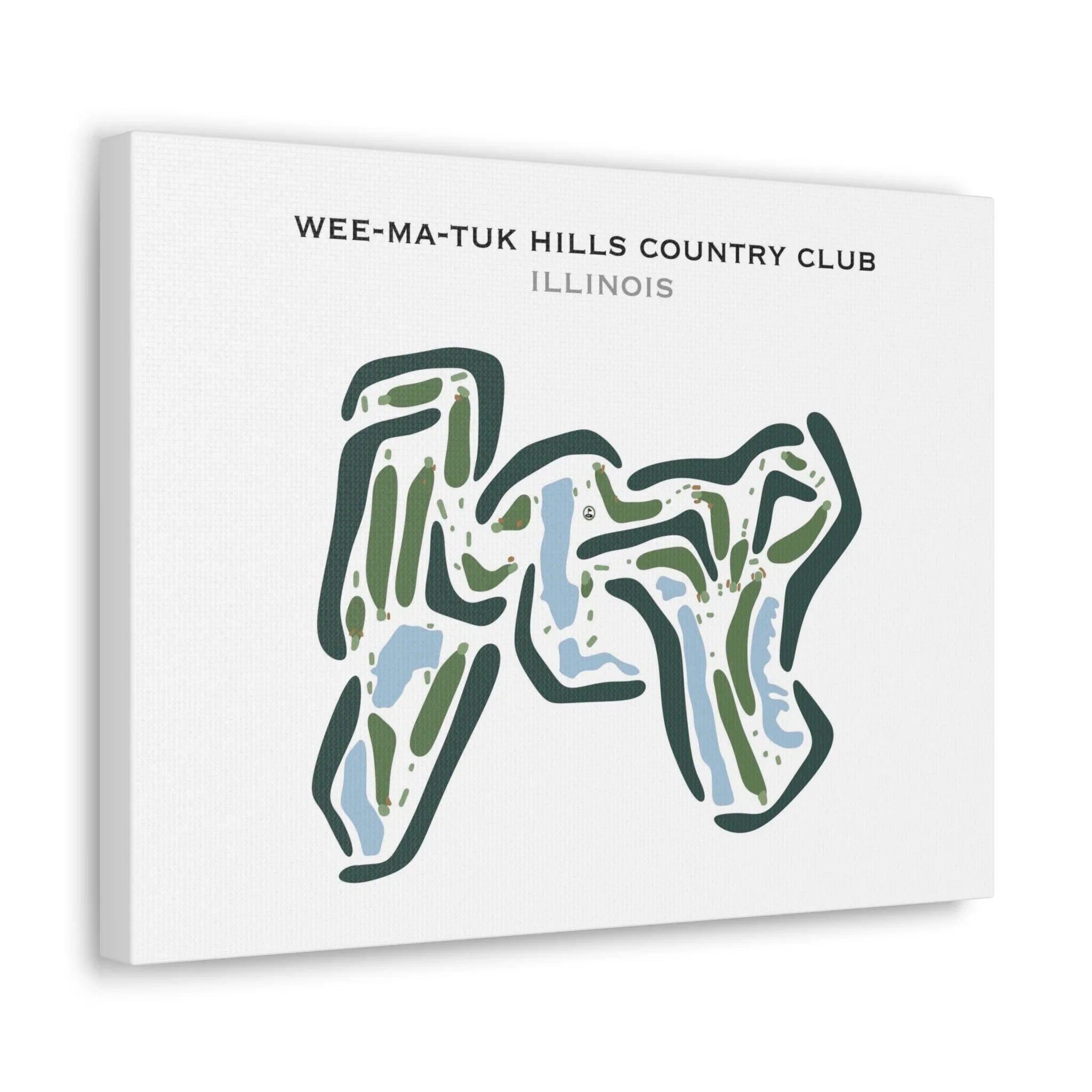 Wee-Ma-Tuk Hills Country Club, Illinois - Printed Golf Courses