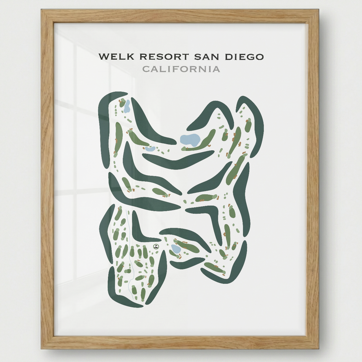 Welk Resort San Diego, California - Printed Golf Courses