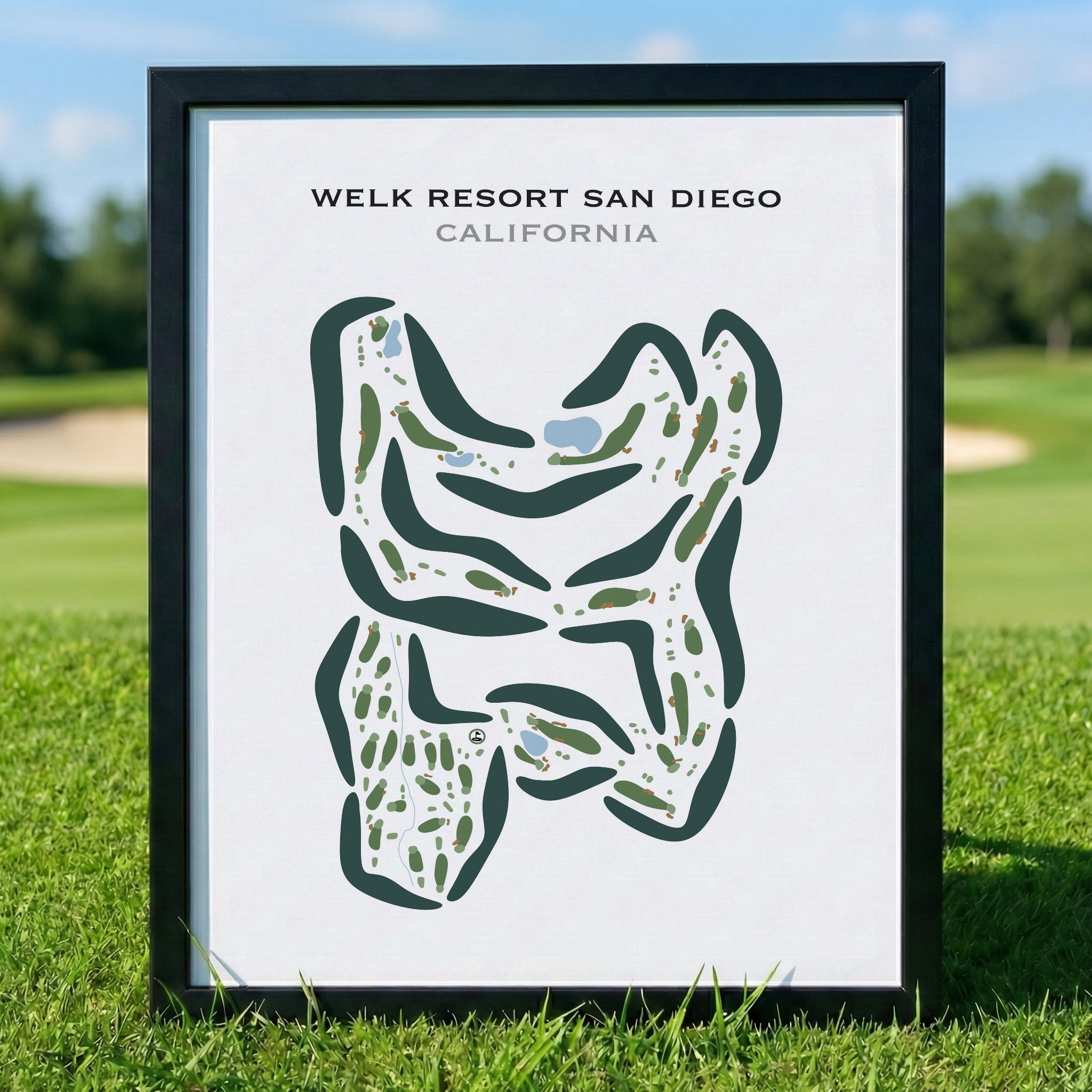 Welk Resort San Diego, California - Printed Golf Courses