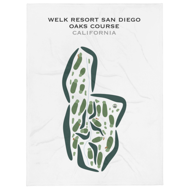 Welk Resort San Diego - Oaks Course, California - Printed Golf Courses