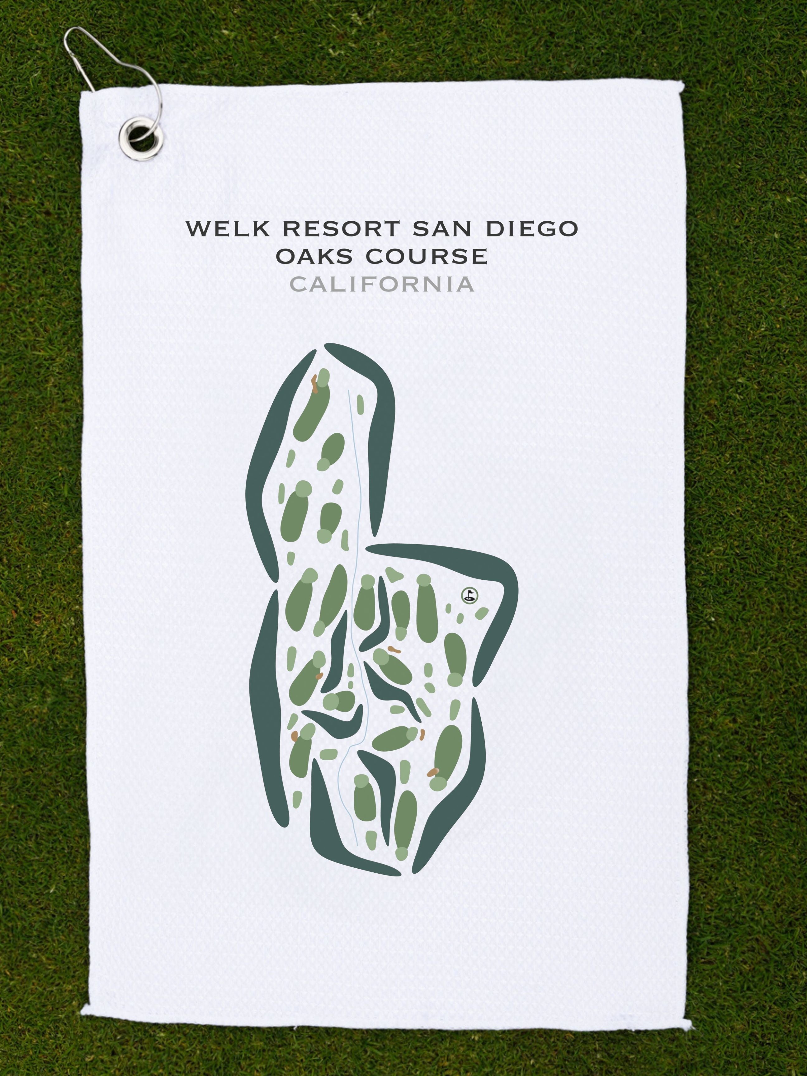 Welk Resort San Diego - Oaks Course, California - Printed Golf Courses