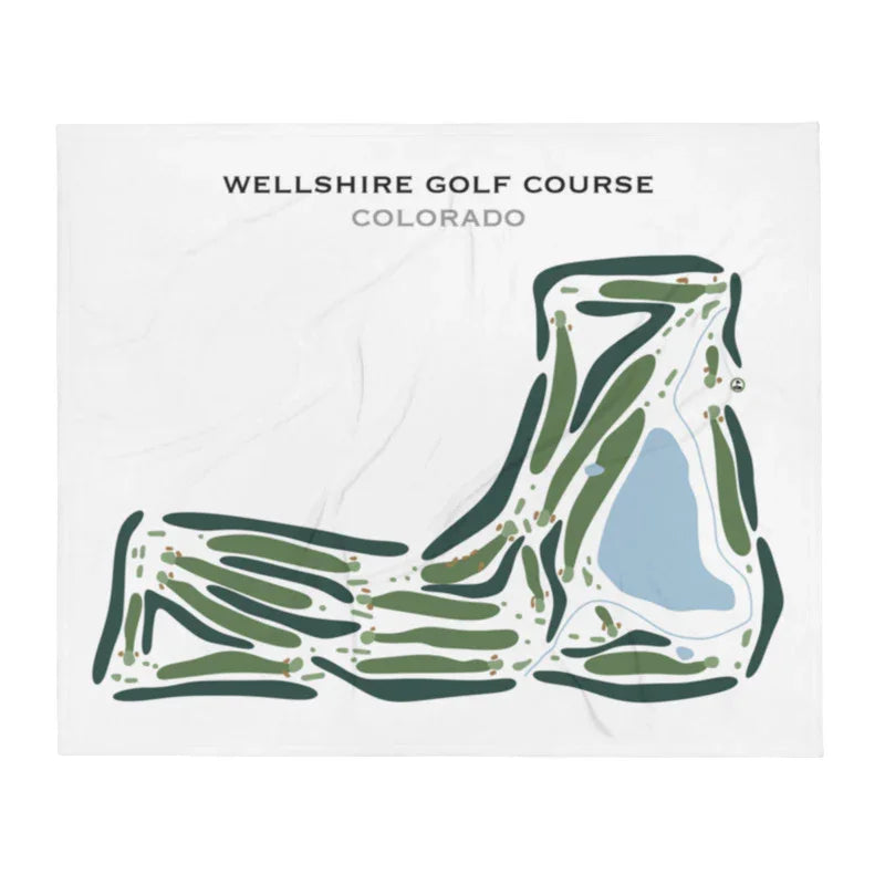 Wellshire Golf Course, Colorado - Printed Golf Course