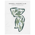 Wendell Country Club, North Carolina - Printed Golf Courses