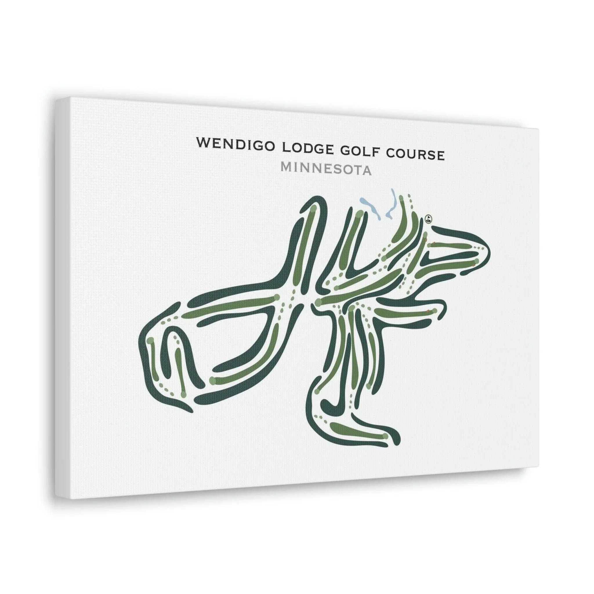 Wendigo Lodge Golf Course, Minnesota - Printed Golf Courses
