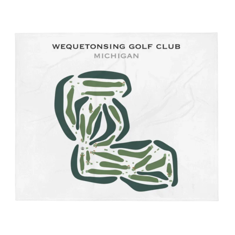 Wequetonsing Golf Club, Michigan - Printed Golf Courses