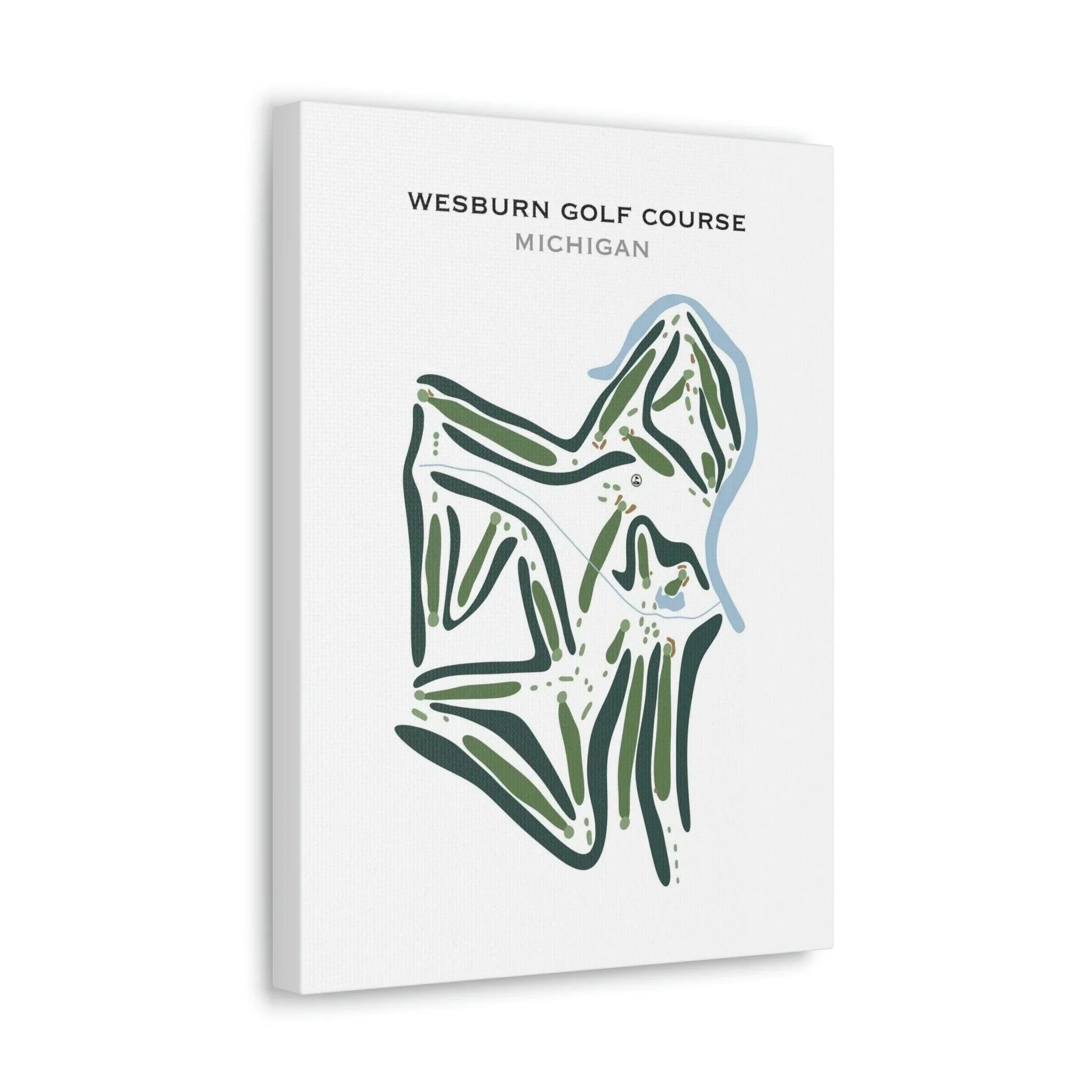 Wesburn Golf Course, Michigan - Printed Golf Courses