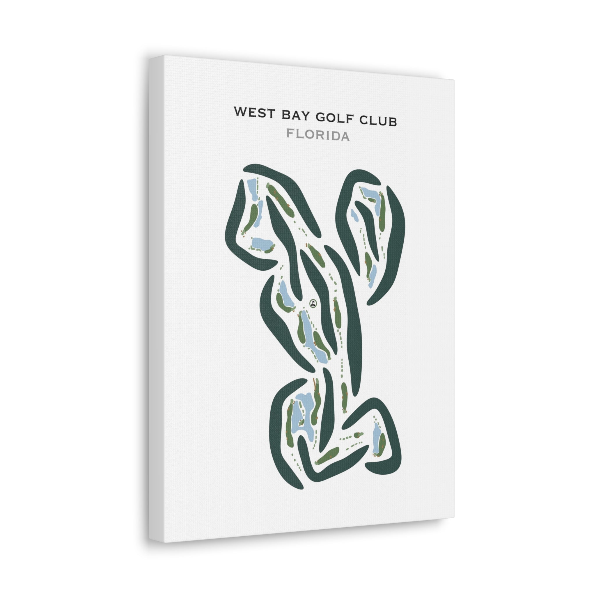 West Bay Golf Club, Florida - Printed Golf Courses