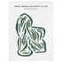 West Bend Country Club, Wisconsin - Printed Golf Courses