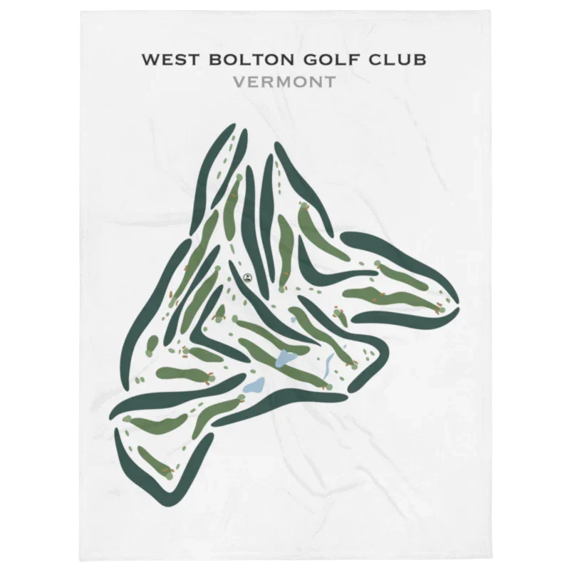 West Bolton Golf Club, Vermont - Printed Golf Courses