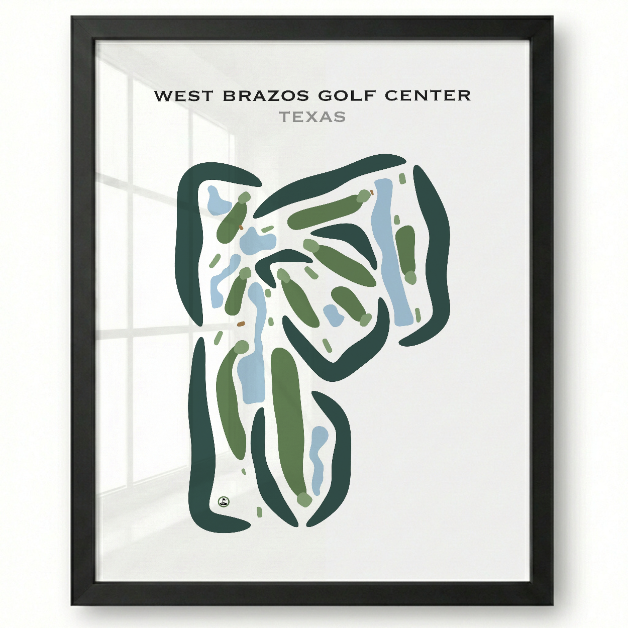 West Brazos Golf Center, Texas - Printed Golf Courses