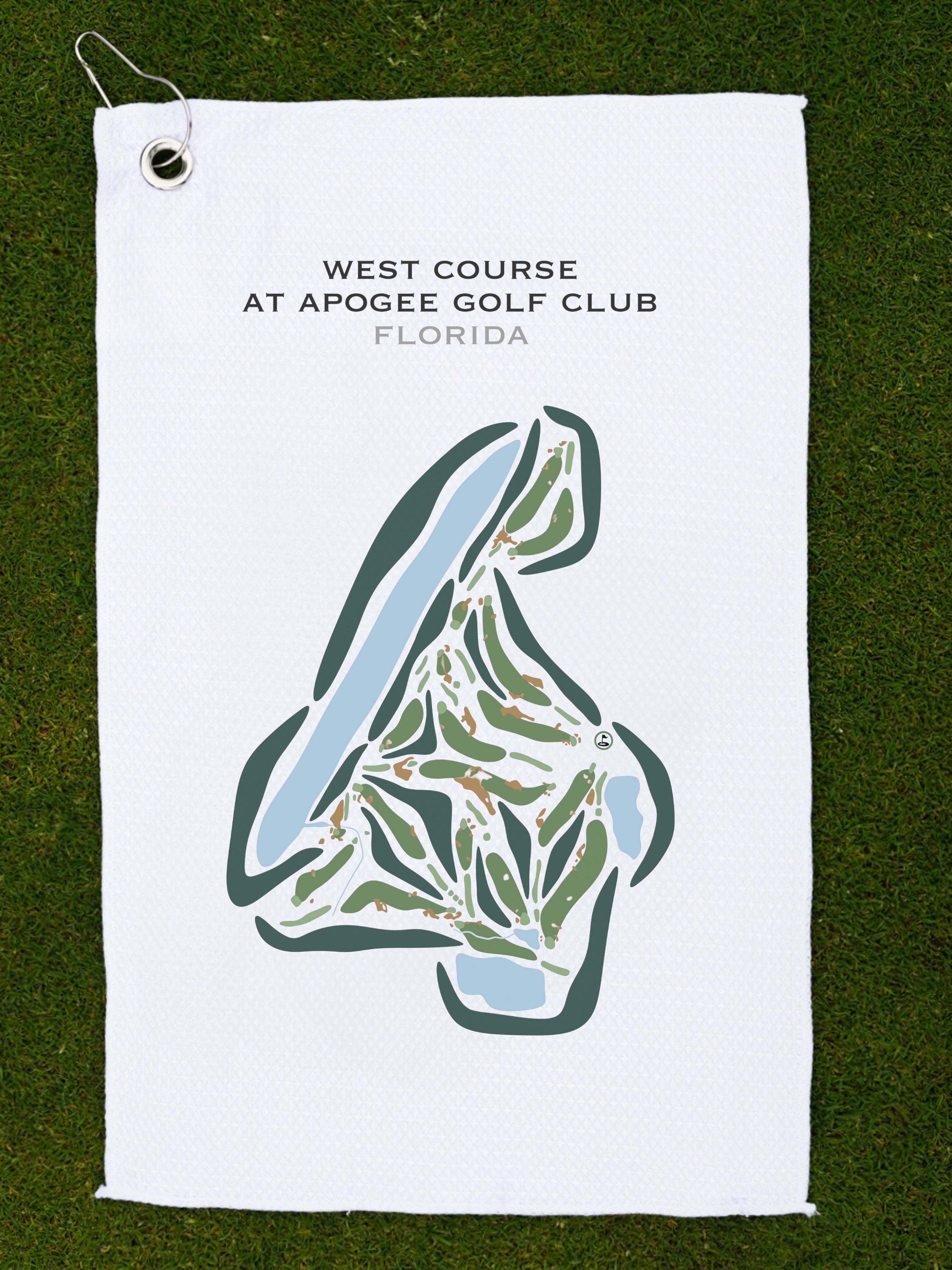 West Course at Apogee Golf Club, Florida - Printed Golf Courses