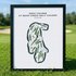 West Course at Bear Creek Golf Club, Texas - Printed Golf Courses