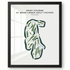 West Course at Bear Creek Golf Club, Texas - Printed Golf Courses