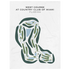 West Course at Country Club of Miami, Florida - Printed Golf Courses