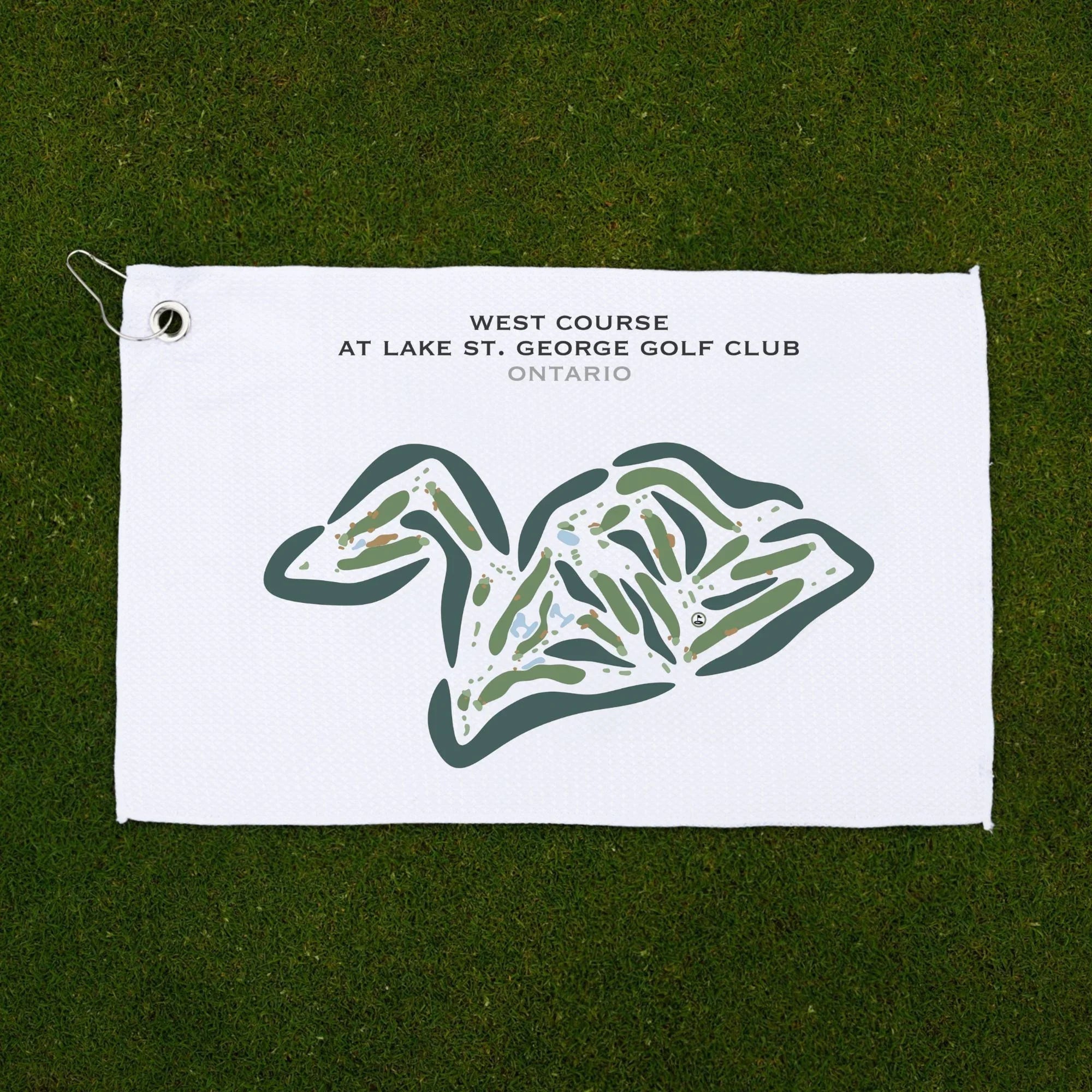 West Course at Lake St. George Golf Club, Ontario, Canada - Printed Golf Courses