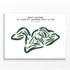 West Course at Lake St. George Golf Club, Ontario, Canada - Printed Golf Courses