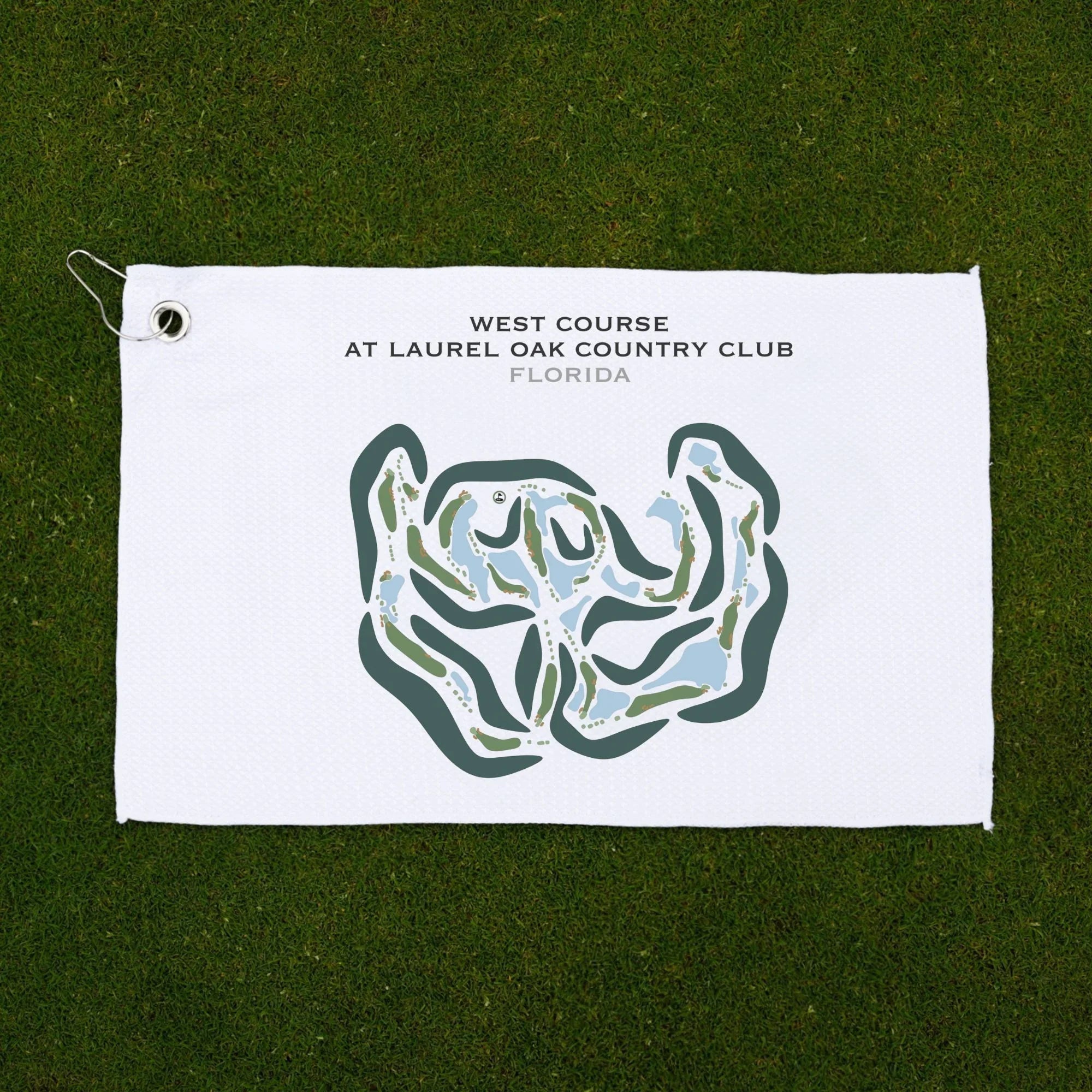 West Course at Laurel Oak Country Club, Florida - Printed Golf Courses