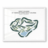 West Course at Mercer Oaks Golf Course, New Jersey - Printed Golf Courses