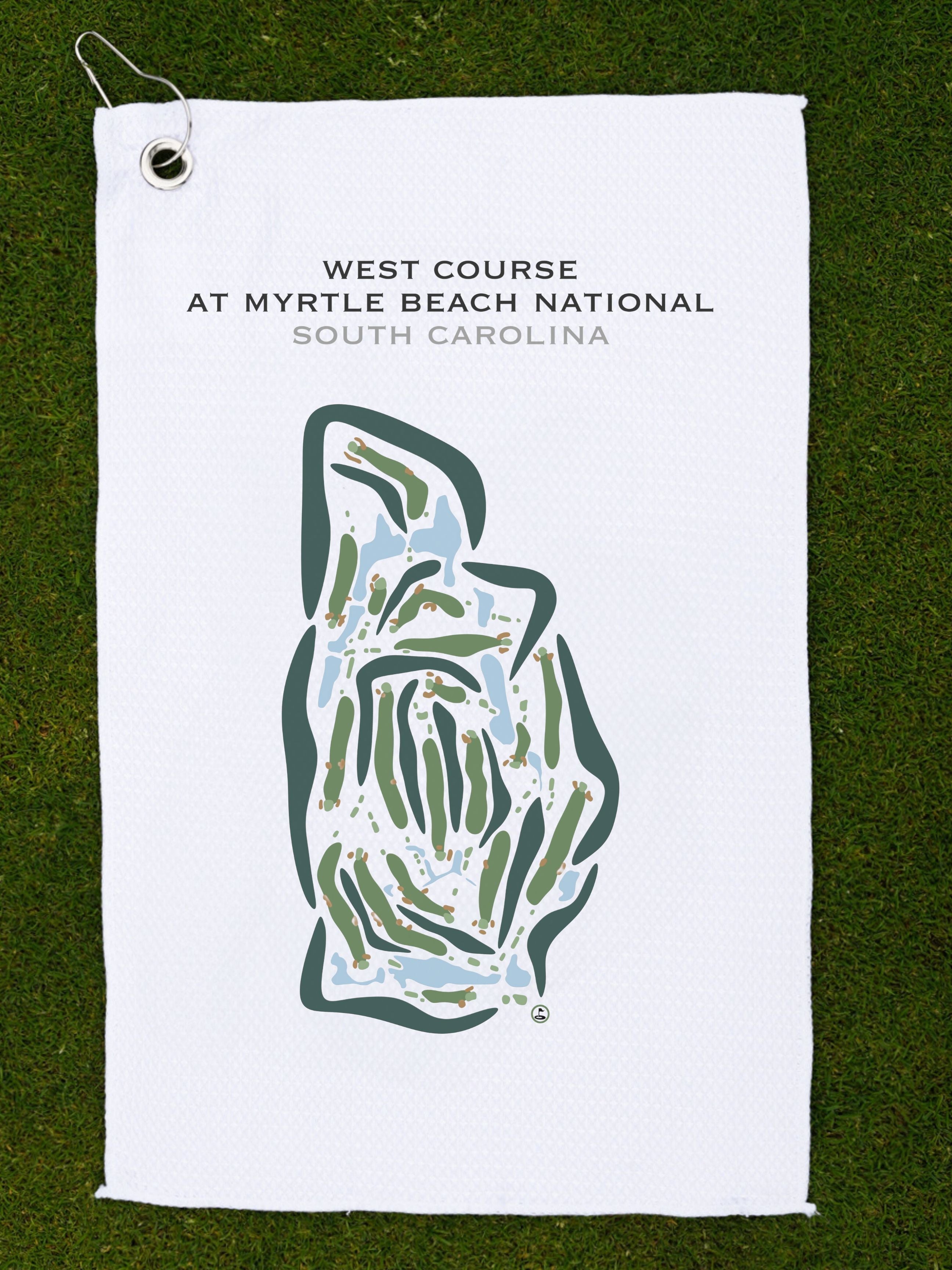 West Course at Myrtle Beach National, South Carolina - Printed Golf Courses