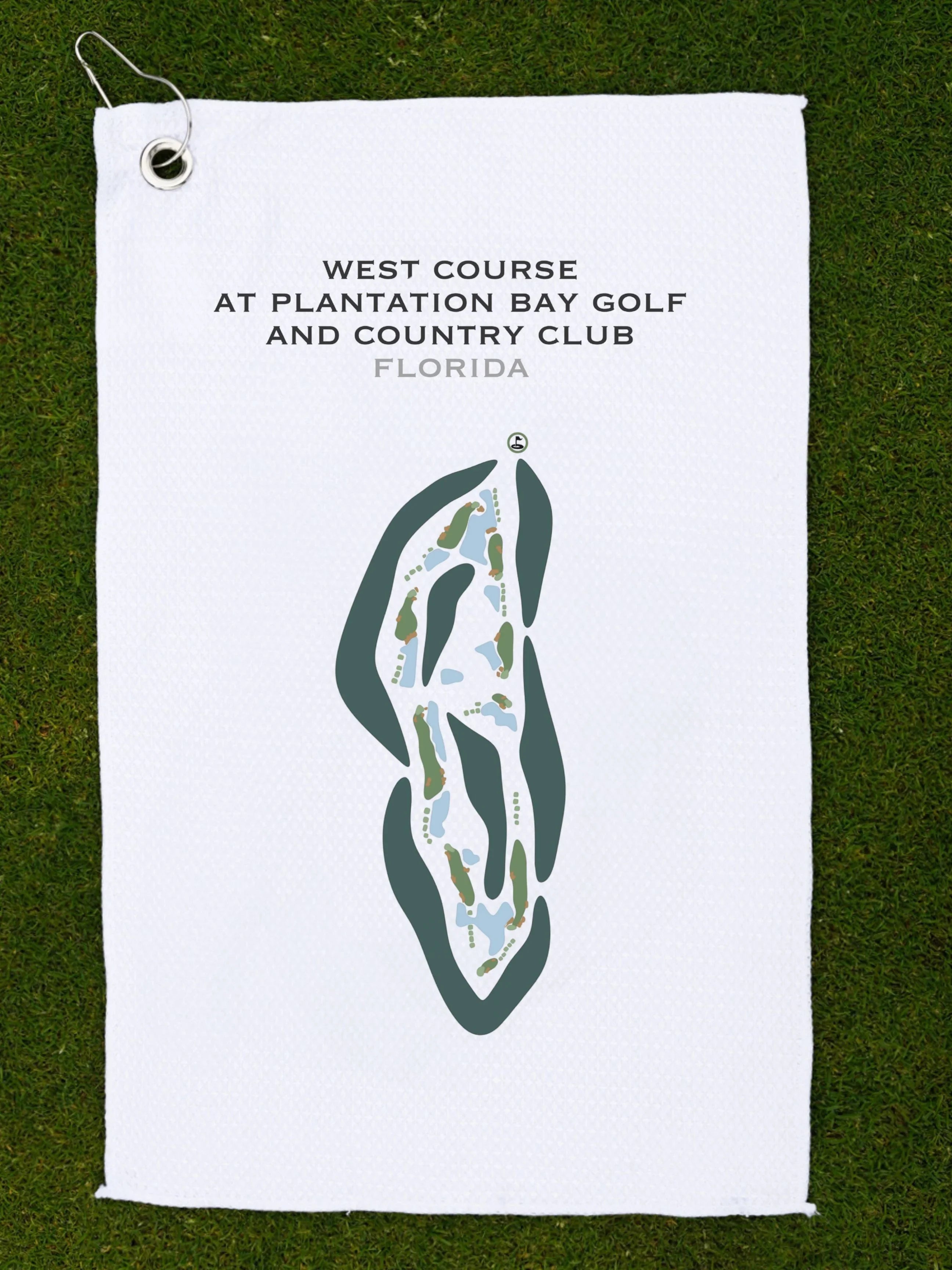 West Course at Plantation Bay Golf & Country Club, Florida - Printed Golf Courses