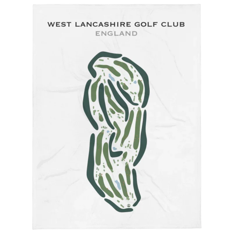West Lancashire Golf Club, England - Printed Golf Courses