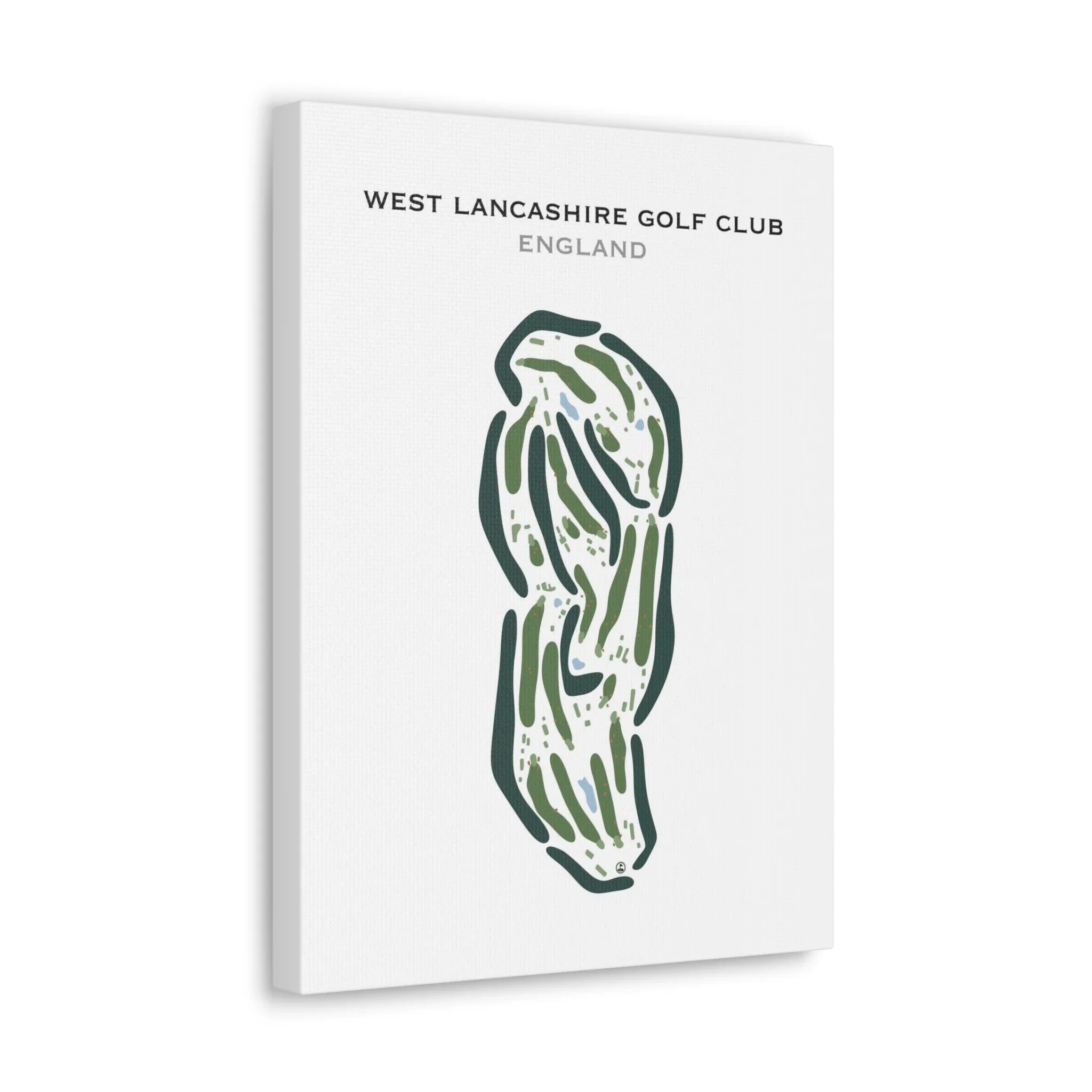 West Lancashire Golf Club, England - Printed Golf Courses