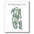 West Shore Country Club, Pennsylvania - Printed Golf Course