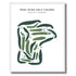 West Winds Golf Course, South Korea - Printed Golf Courses