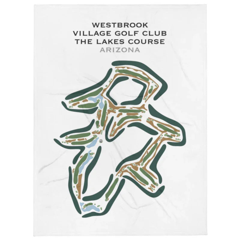 Westbrook Village Golf Club, The Lakes Course, Arizona - Printed Golf Course