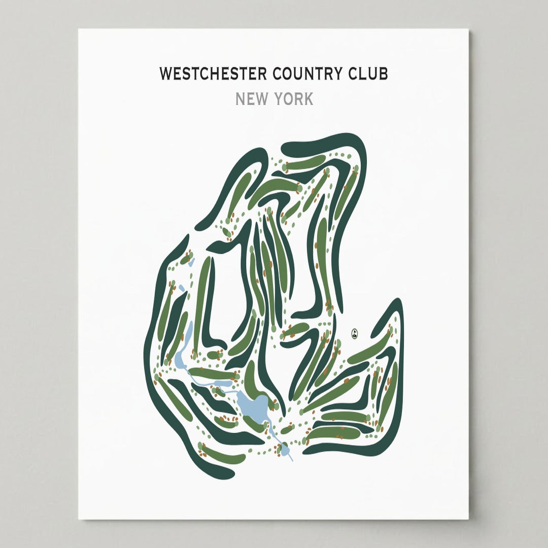 Westchester Country Club, New York - Printed Golf Courses