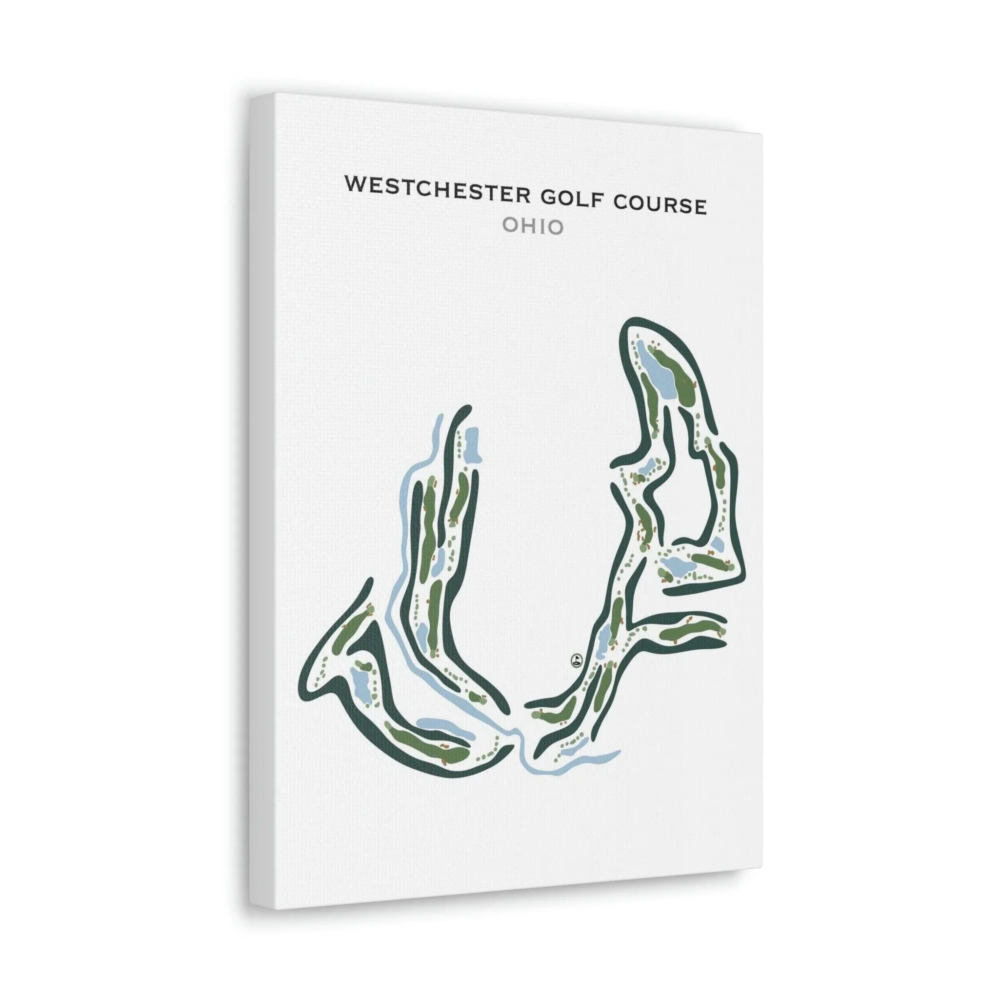 Westchester Golf Course, Ohio - Printed Golf Course