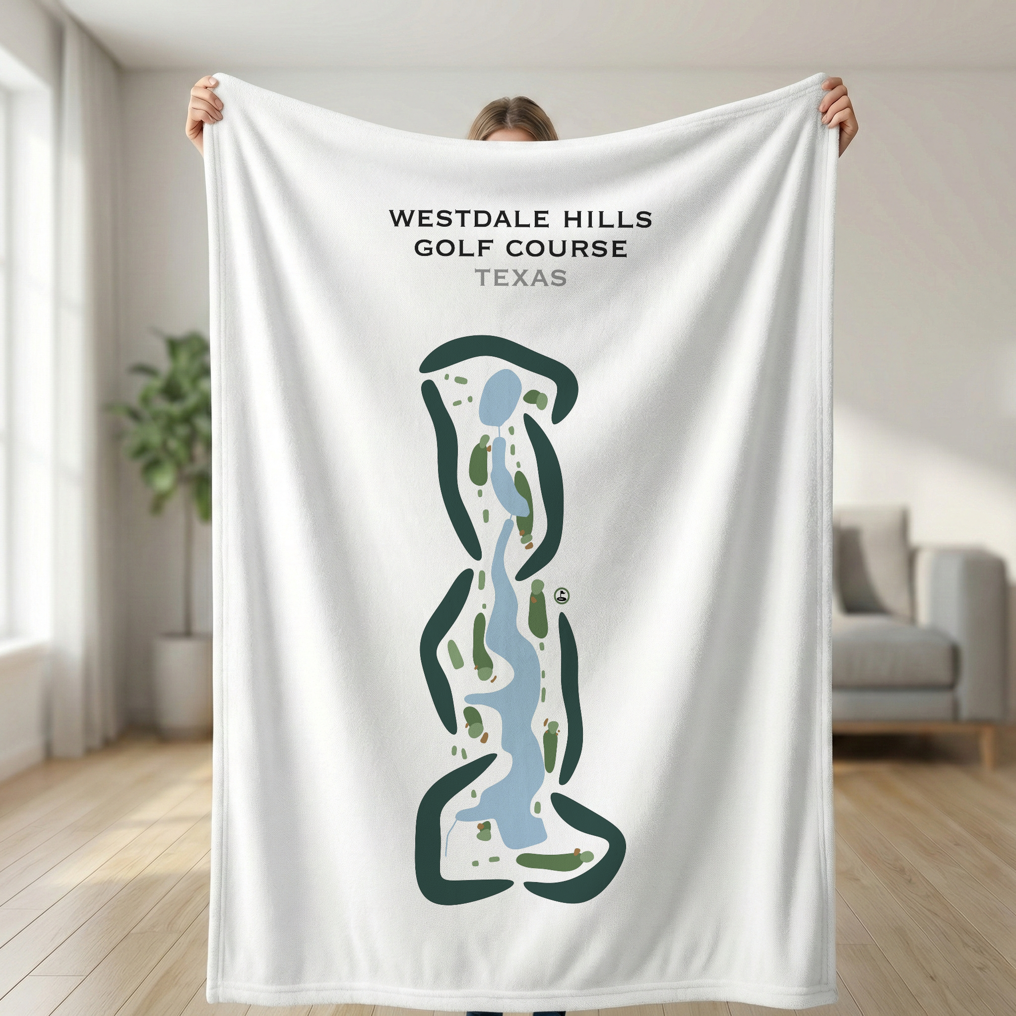 Westdale Hills Golf Course, Texas - Printed Golf Courses