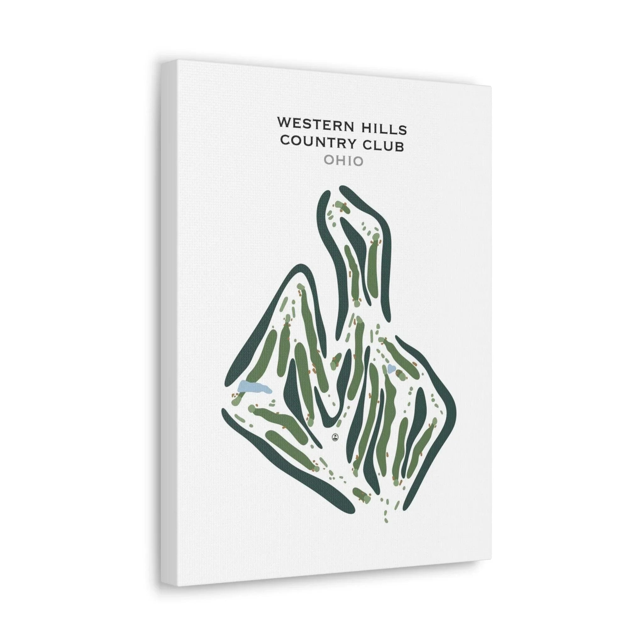 Western Hills Country Club, Ohio - Printed Golf Course