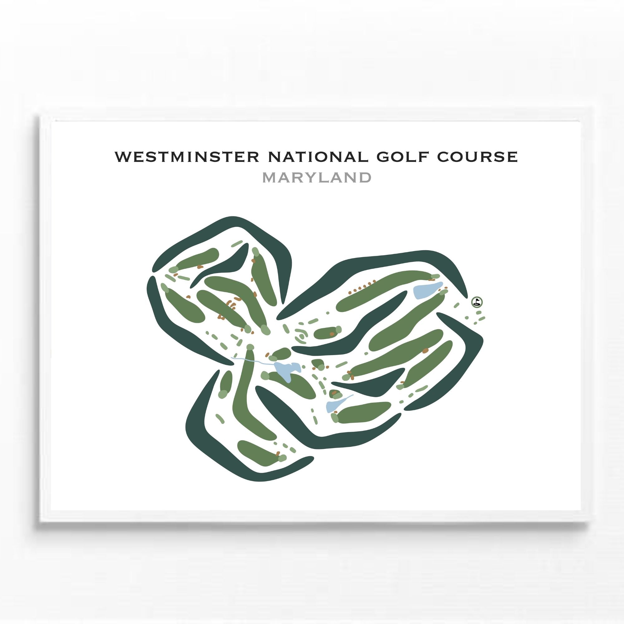 Westminster National Golf Course, Maryland - Printed Golf Courses