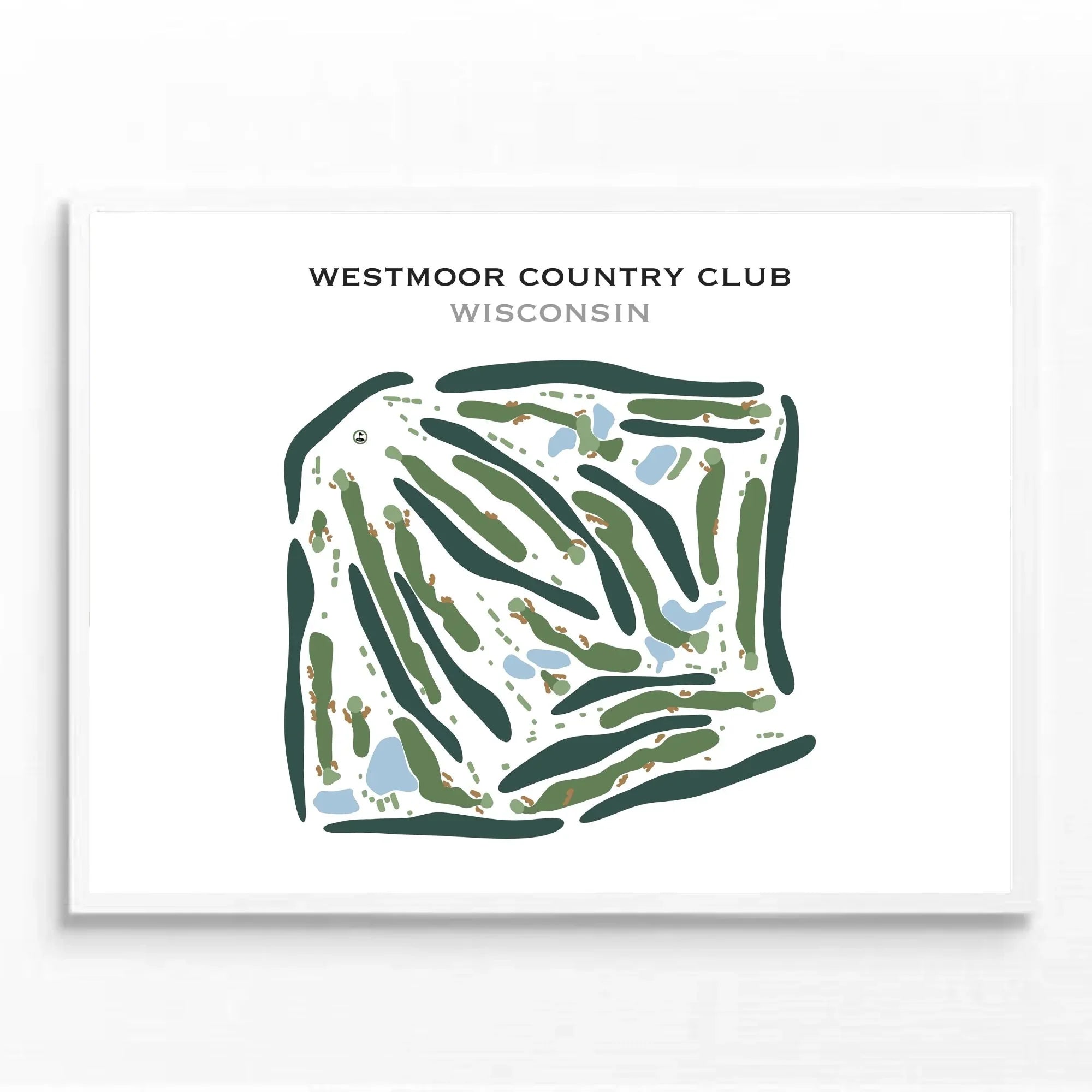 Westmoor Country Club, Wisconsin - Printed Golf Course
