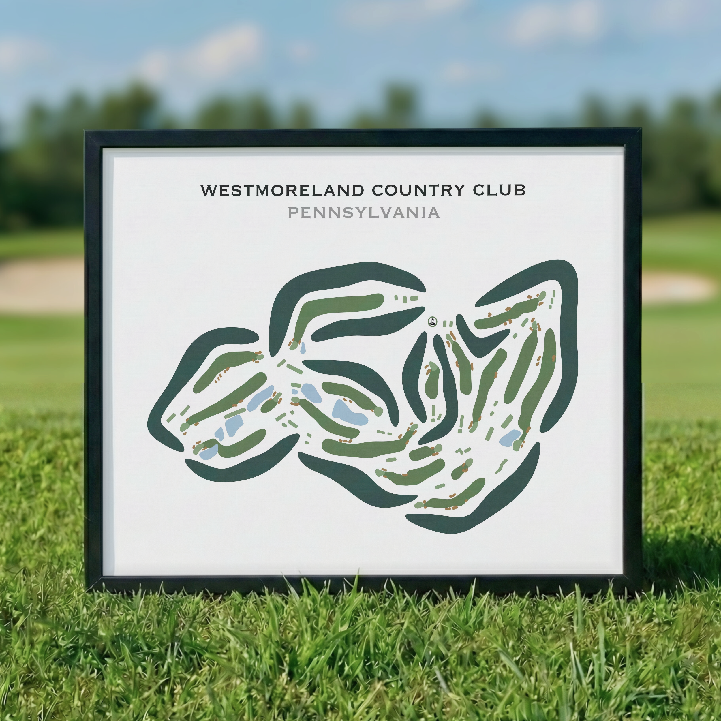 Westmoreland Country Club, Pennsylvania - Printed Golf Courses
