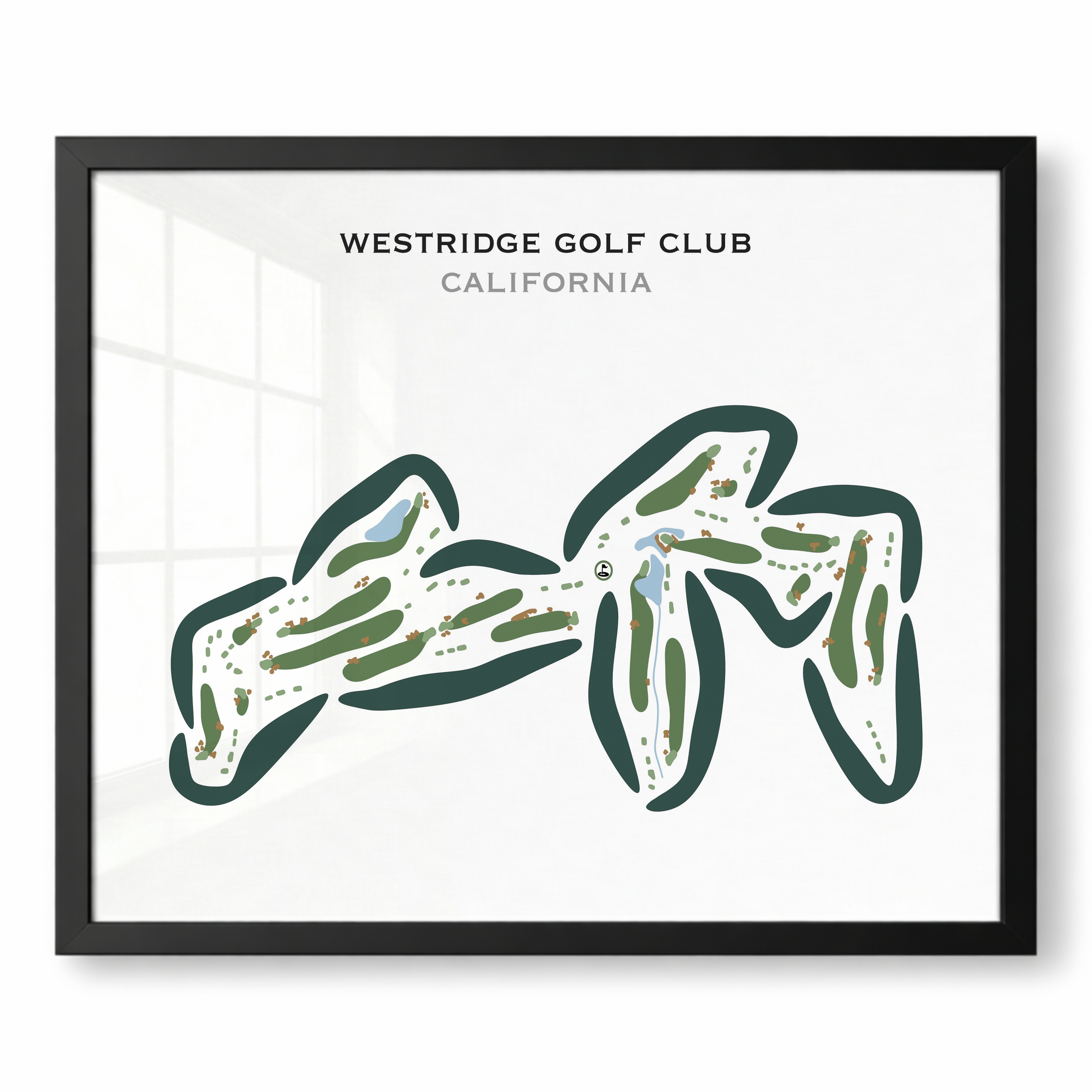 Westridge Golf Club, California - Printed Golf Courses