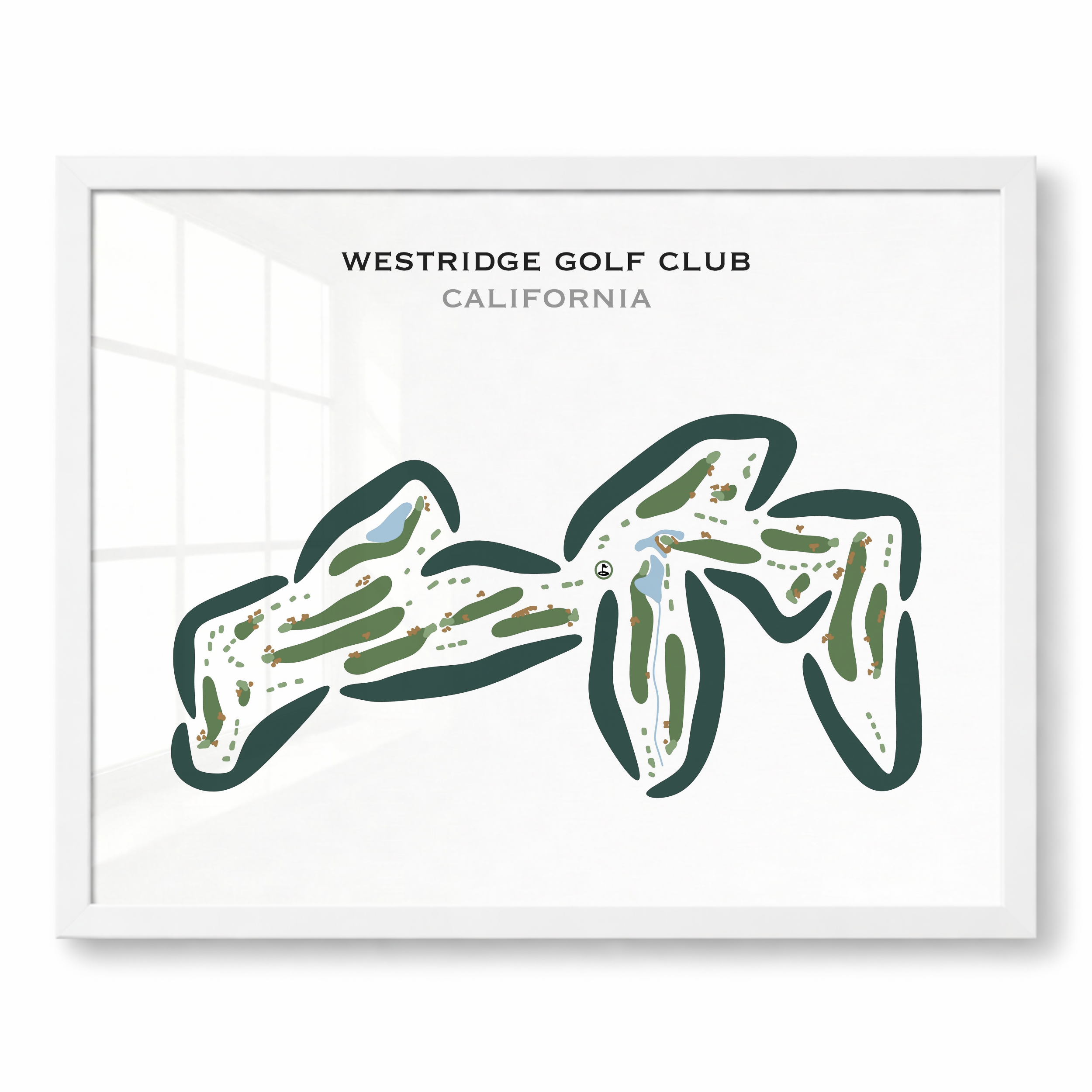 Westridge Golf Club, California - Printed Golf Courses